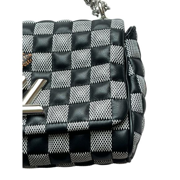 Louis Vuitton Limited Edition Damier Quilted Leather Twist BB Bag - Picture 12 of 16